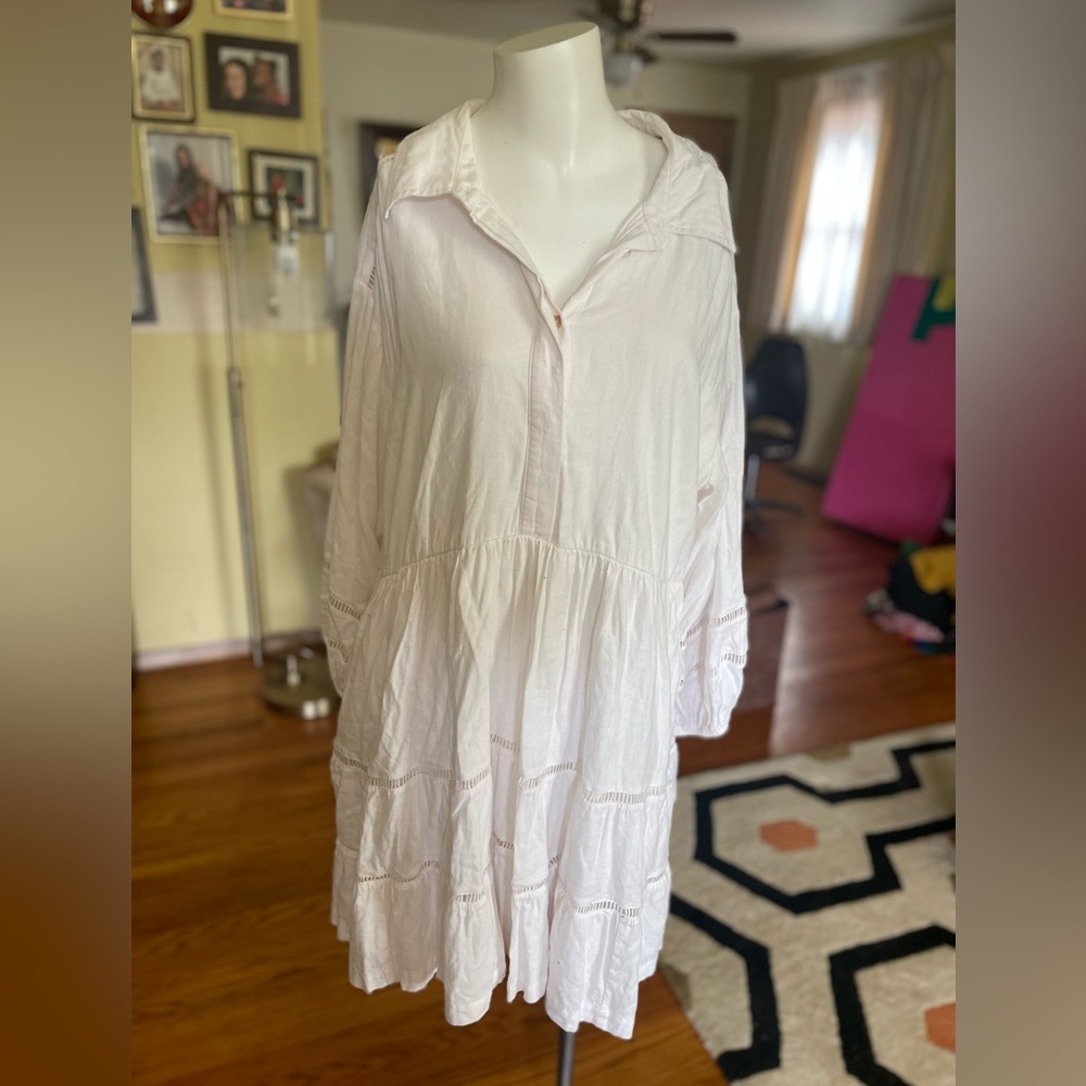 Maeve Boho Eyelet White Dress